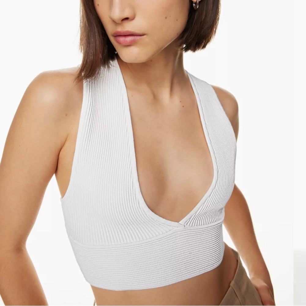 Aritzia Sculpt Knit Deep V Tank